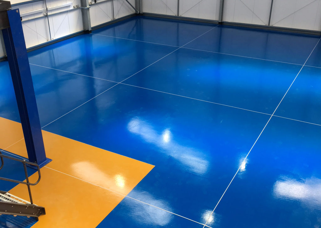 Resin floor coating and slip resistant walkways in Woodbridge, Suffolk