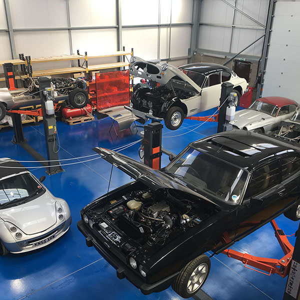 Commercial Resin Flooring, coating and slip resistant walkways at Bridge Cars, Woodbridge, Suffolk