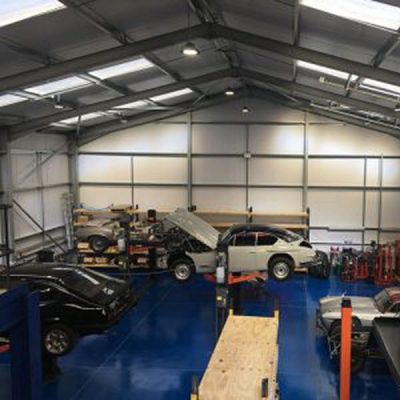 New workshop floor and slip resistant walkways in Suffolk