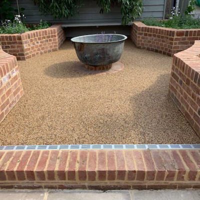 stone resin carpet pathways for gardens and drives, Suffolk