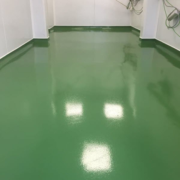 Antimicrobial resin floor at Suffolk food production plant