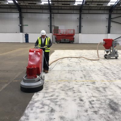Virtually dust free operation - Scanmaskin Floor preparation machines in action