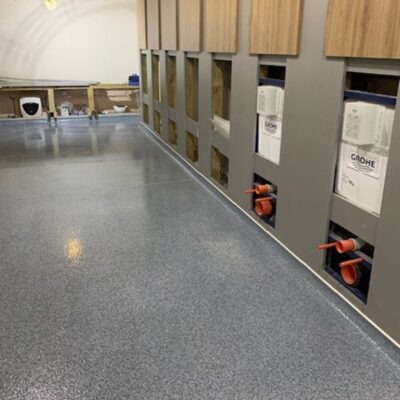 Altro Flaking system non slip resin flooring