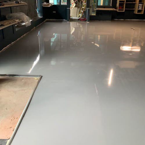 Commercial Resin flooring at London vets