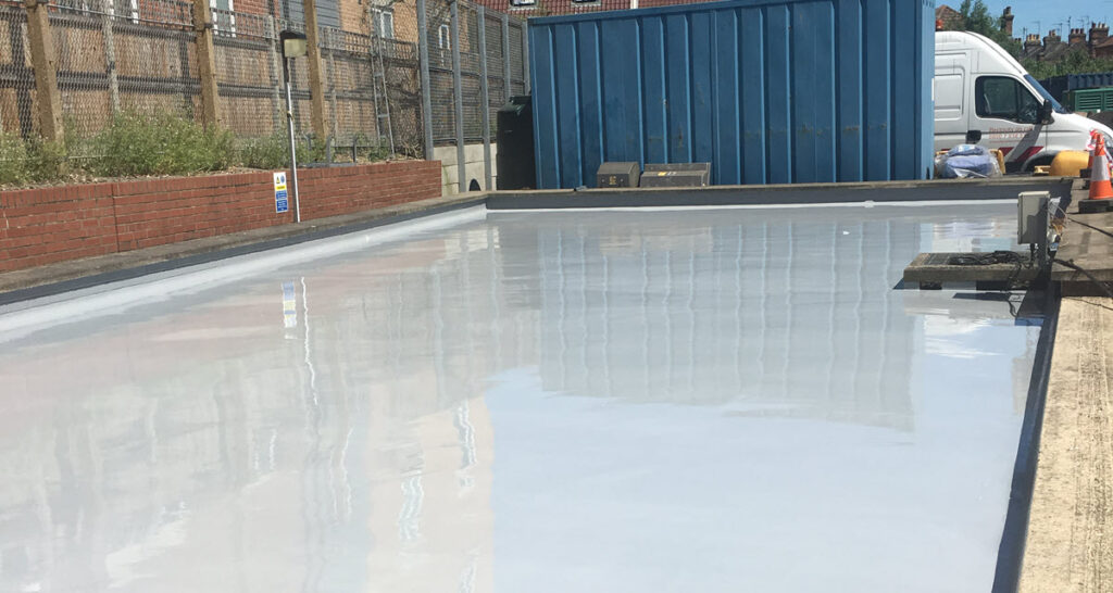 Anti corrosion resin floor for industrial bund
